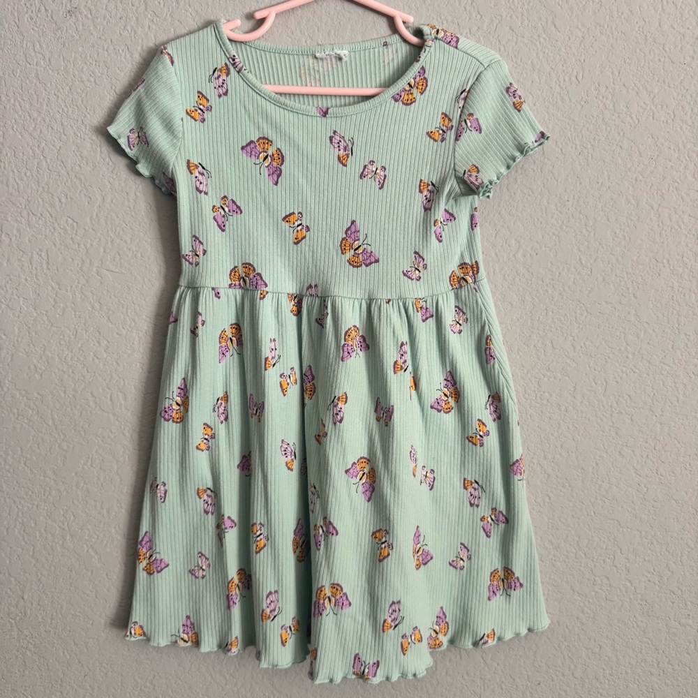 5T Mint Green Short Sleeve Dress